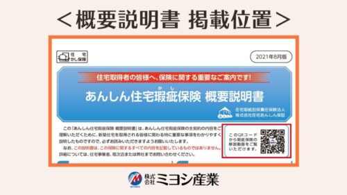 概要説明書　QRコード掲載位置